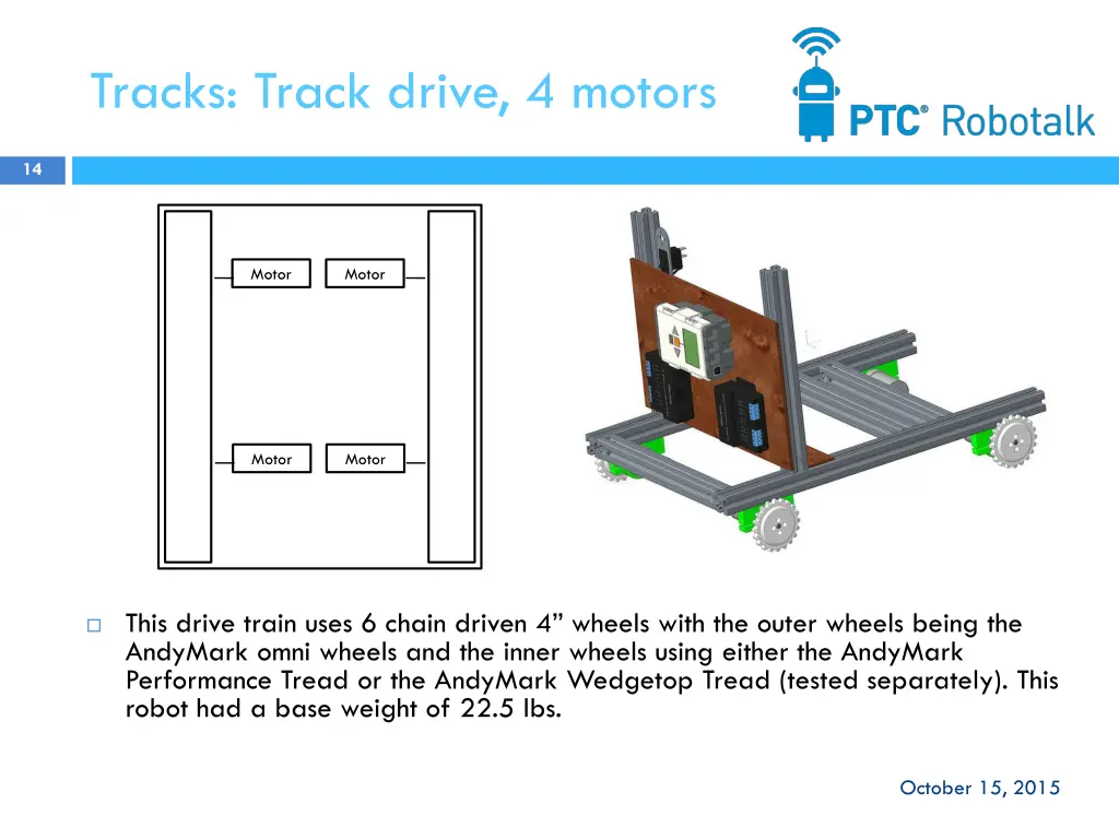 tracks track drive 4 motors