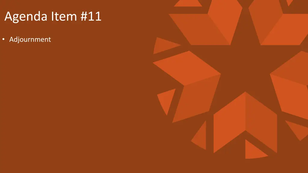 agenda item 11