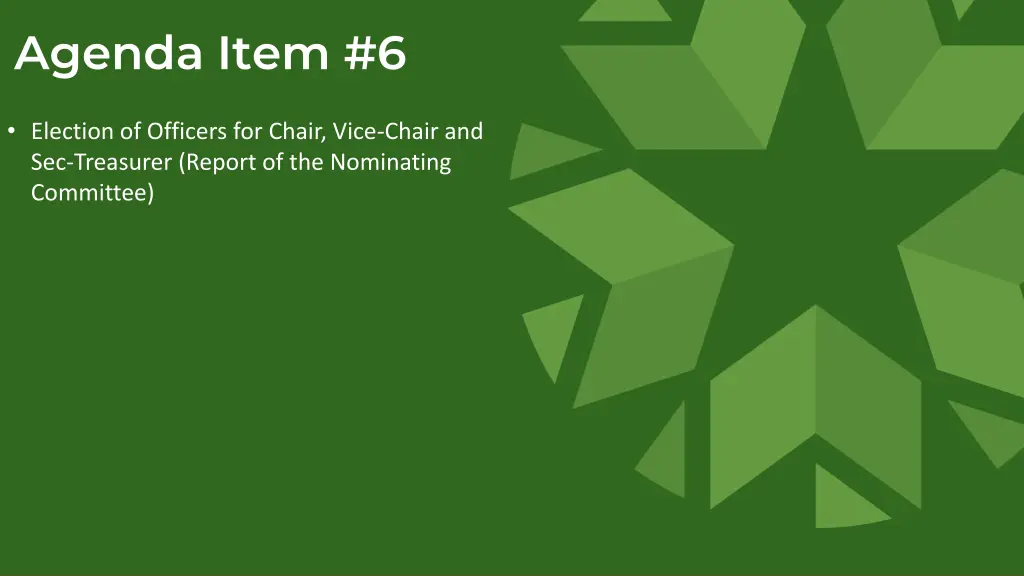 agenda item 6