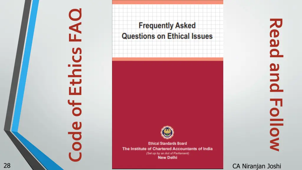 code of ethics faq