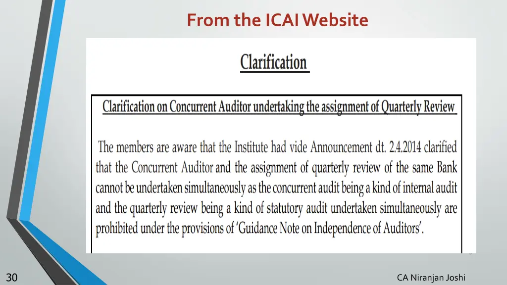 from the icai website 1