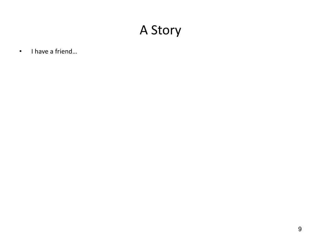 a story