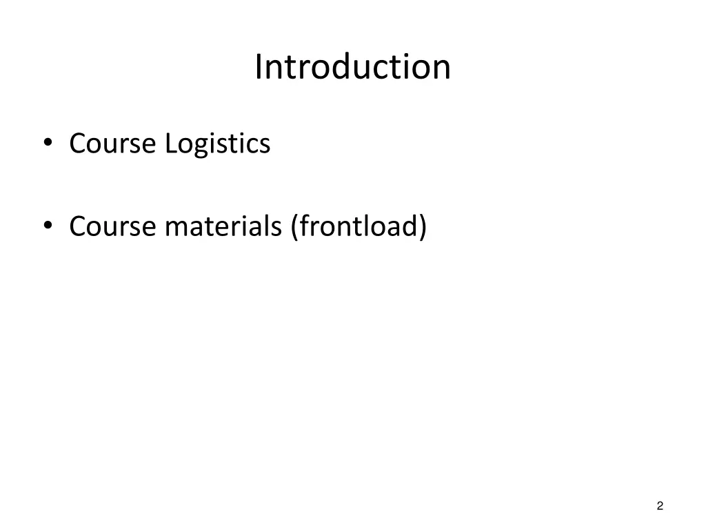 introduction