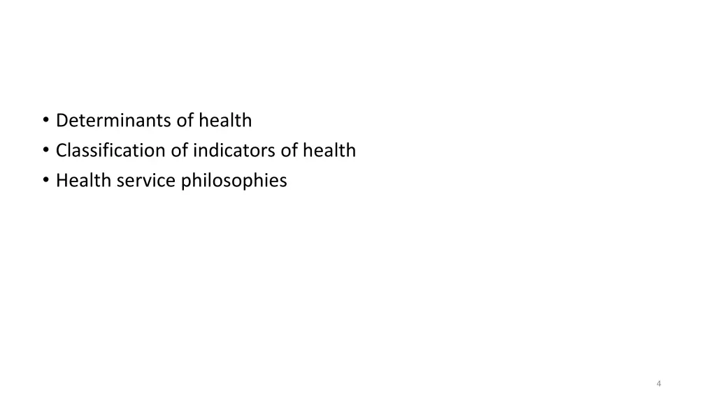 determinants of health classification
