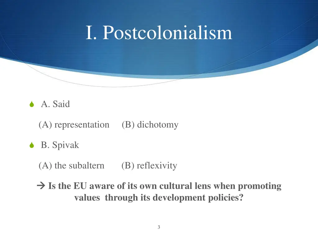 i postcolonialism