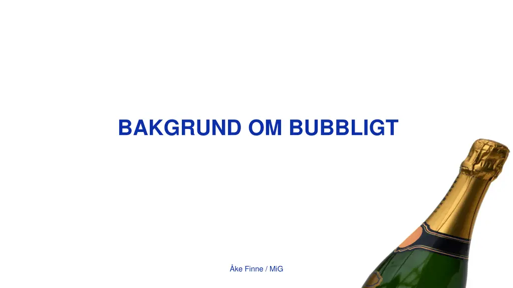 bakgrund om bubbligt