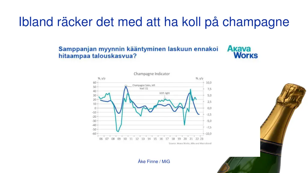 ibland r cker det med att ha koll p champagne