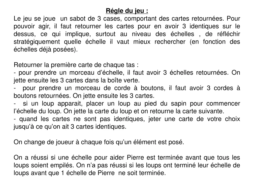 r gle du jeu