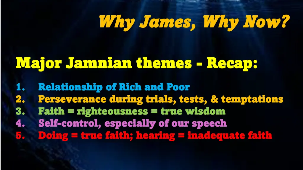 why james why james why now 1