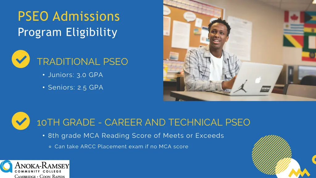 pseo admissions program eligibility