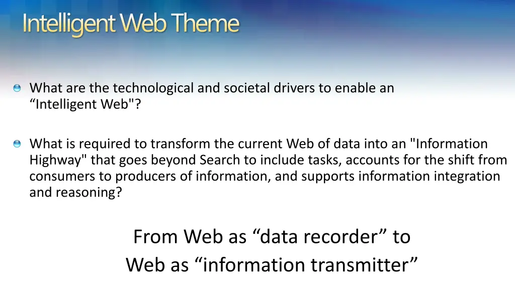 intelligent web theme