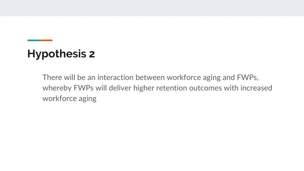 hypothesis 2