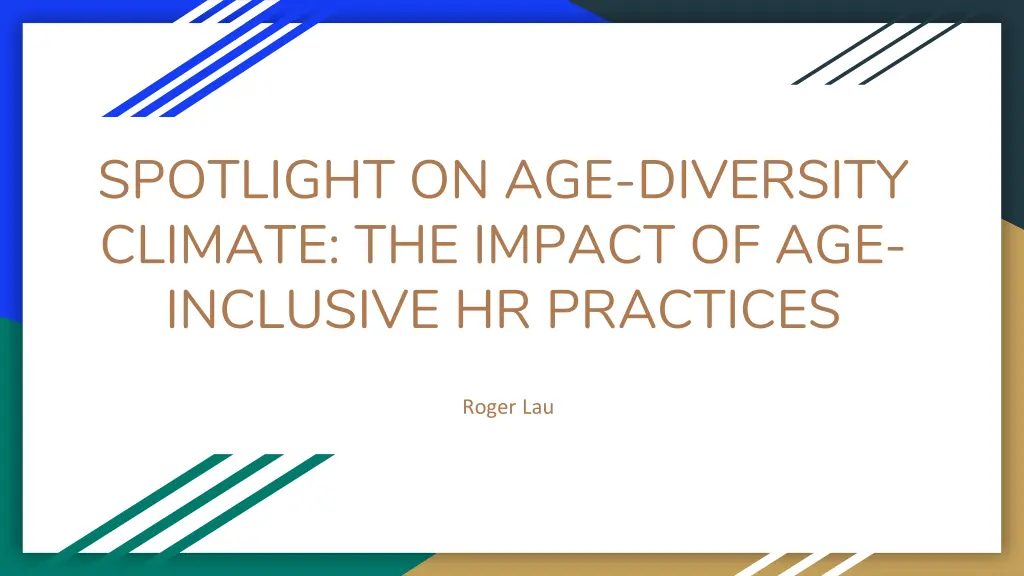spotlight on age diversity climate the impact