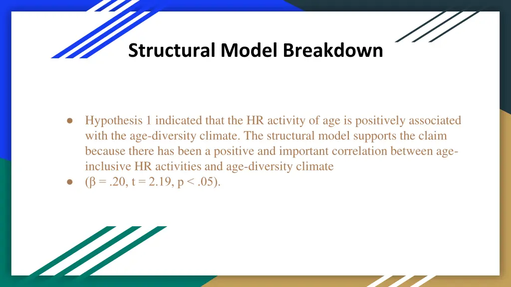 structural model breakdown