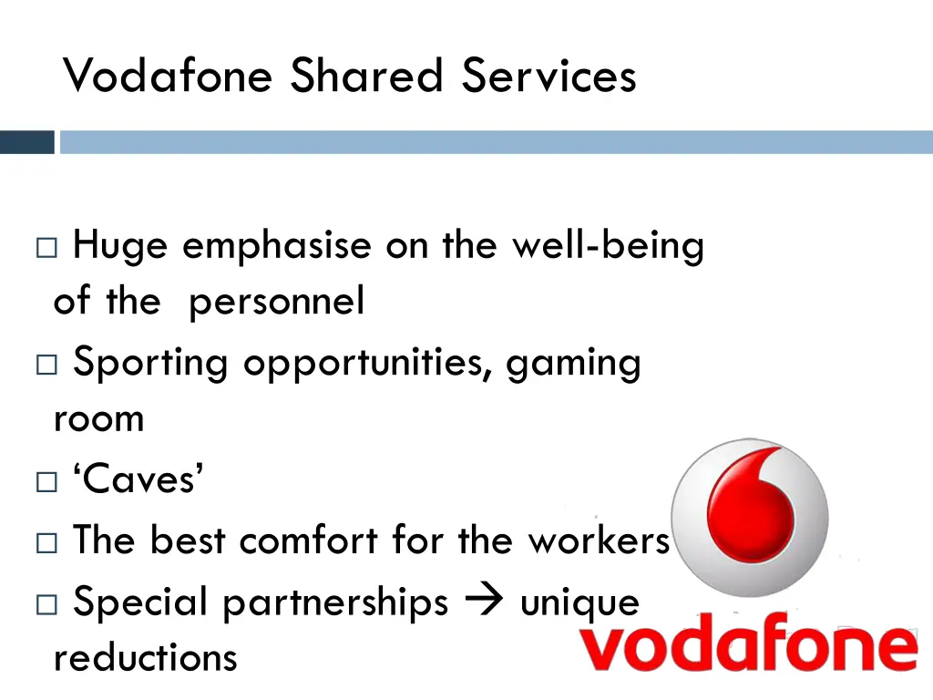 vodafone shared services