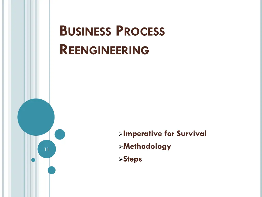 b usiness p rocess r eengineering
