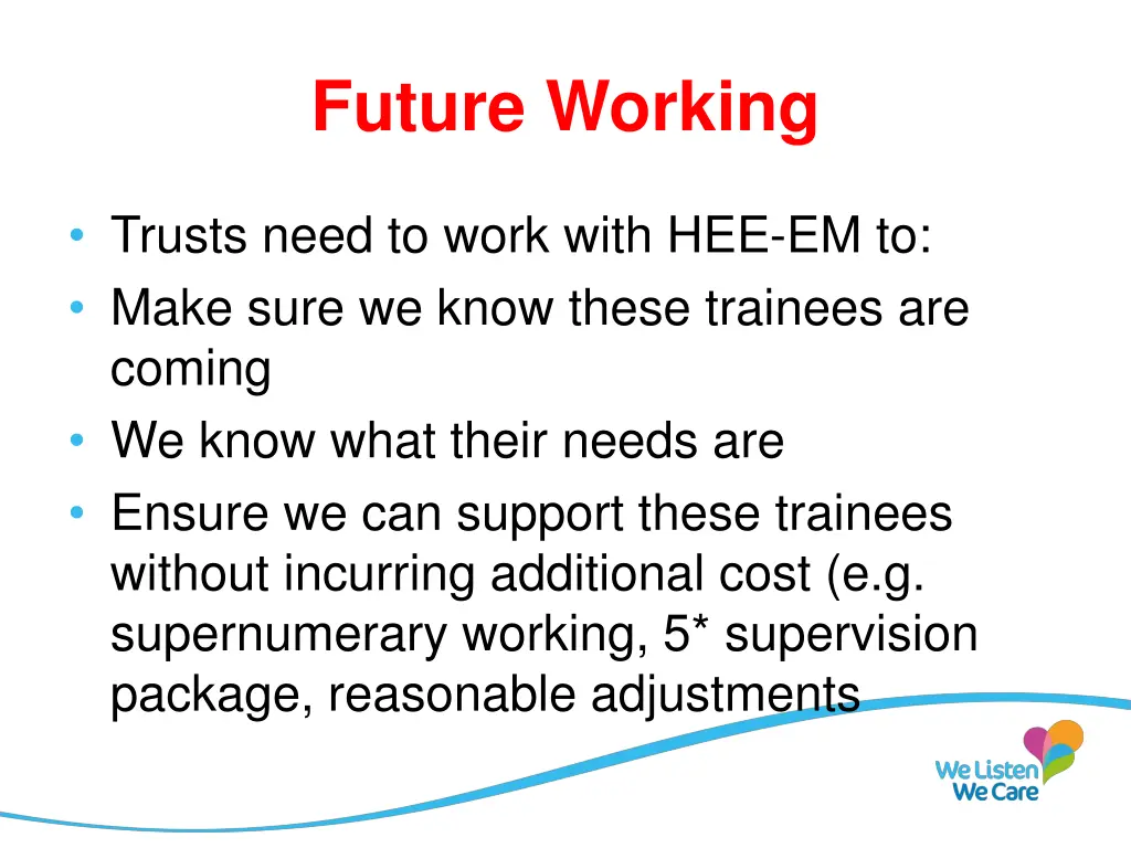 future working