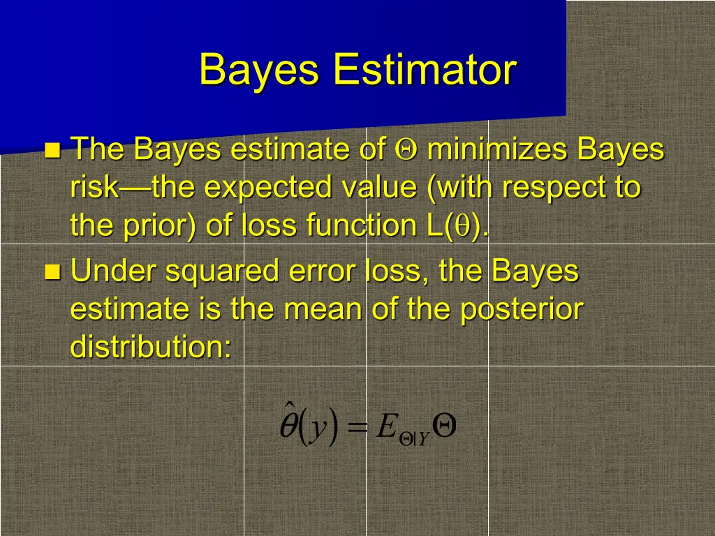 bayes estimator