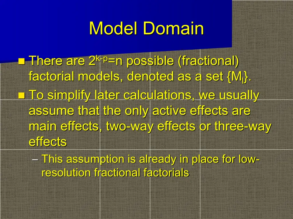 model domain