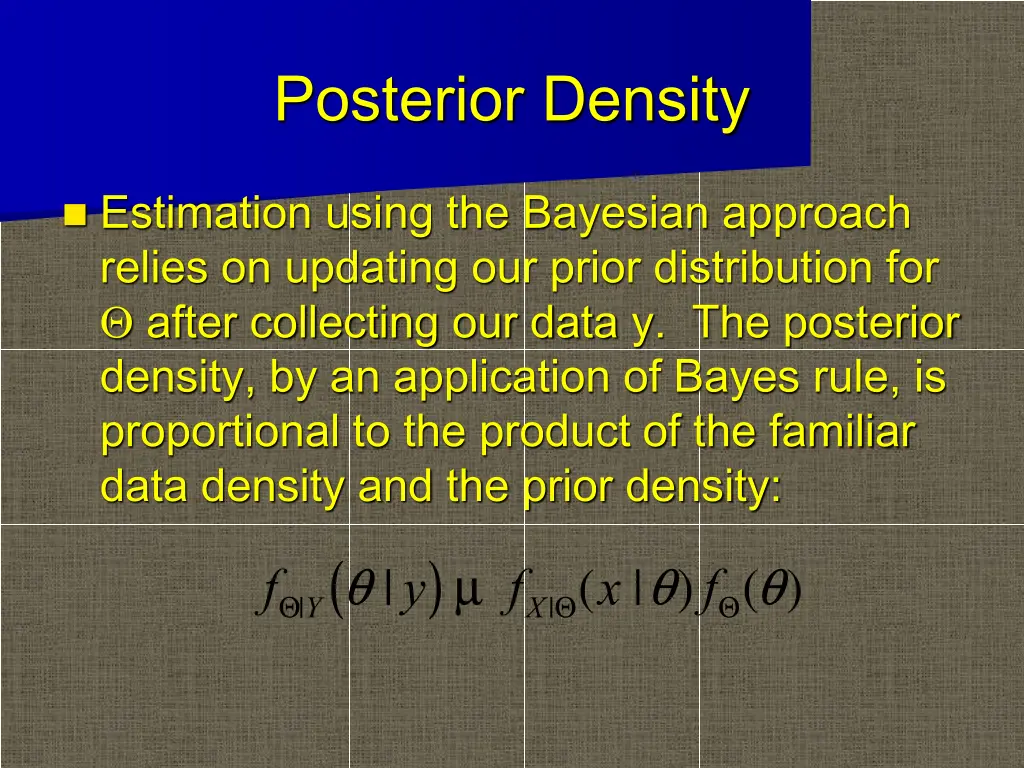 posterior density