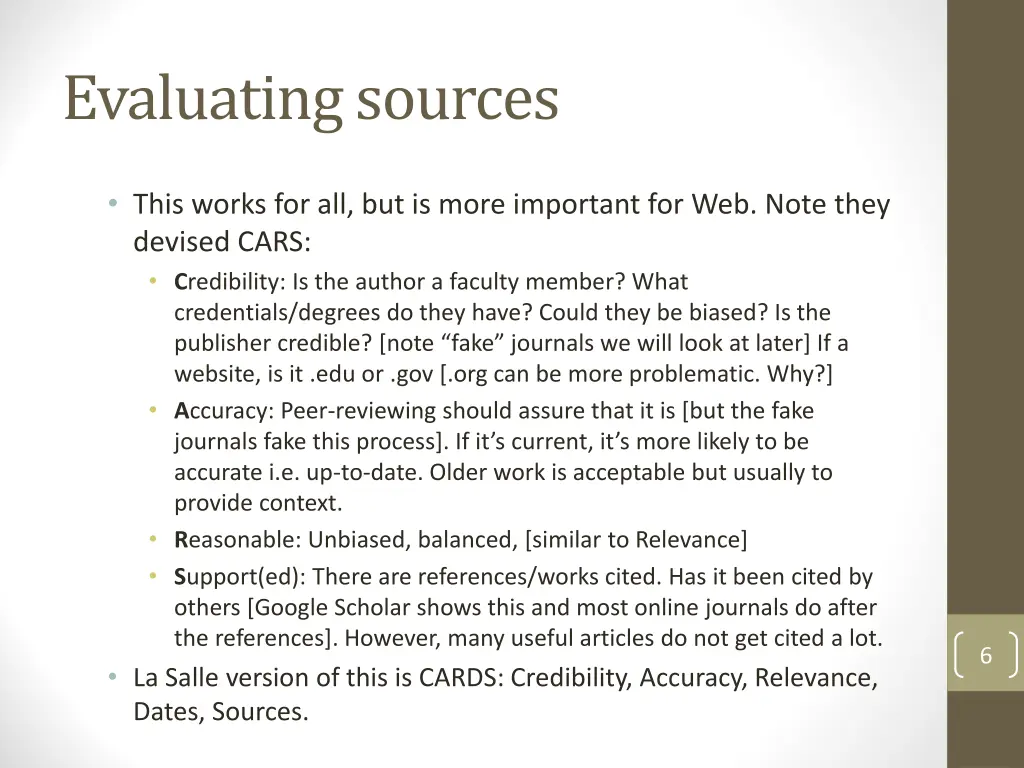 evaluating sources 1