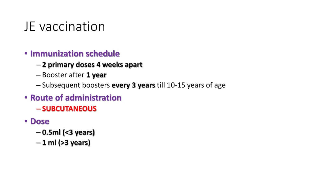 je vaccination