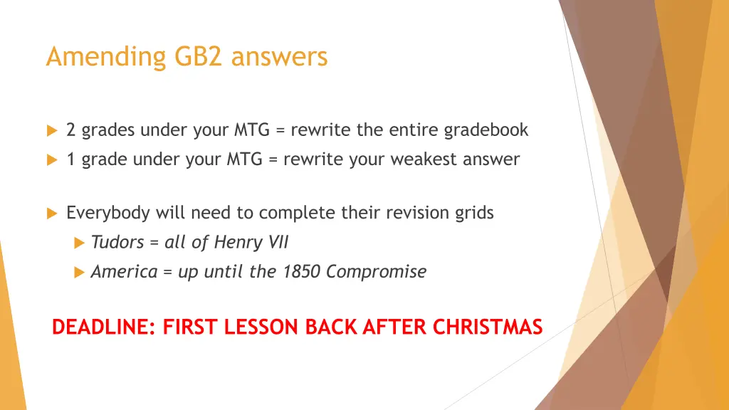amending gb2 answers