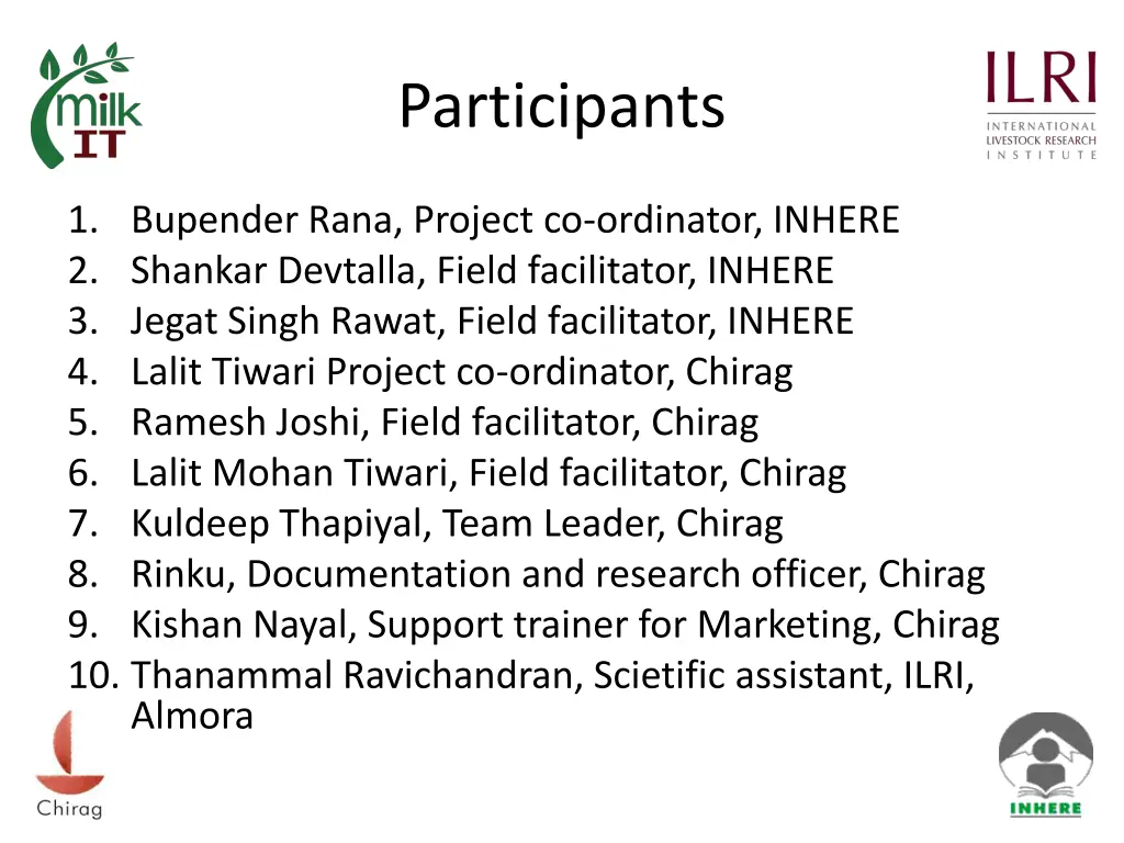 participants
