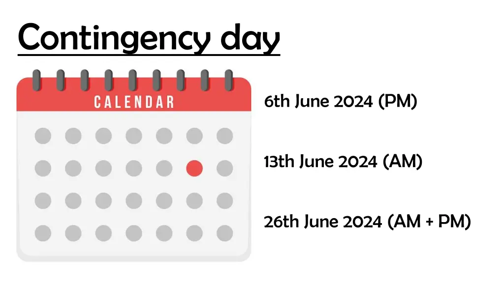contingency day