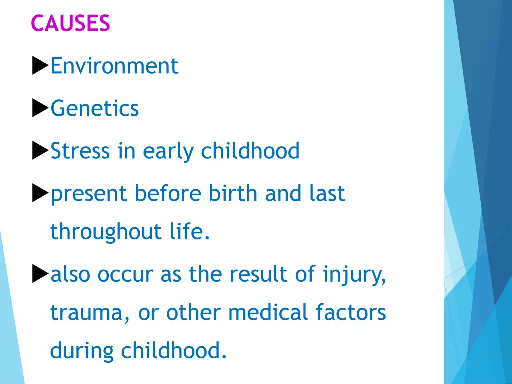 causes