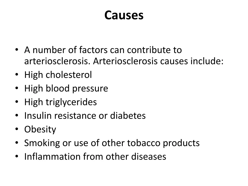 causes