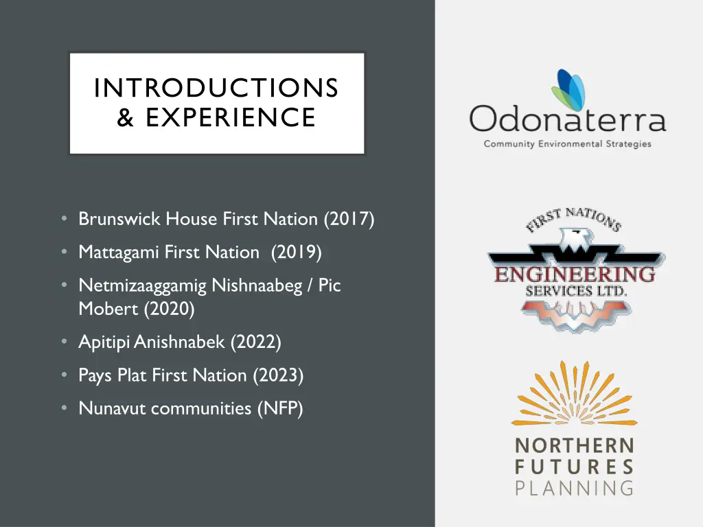 introductions experience