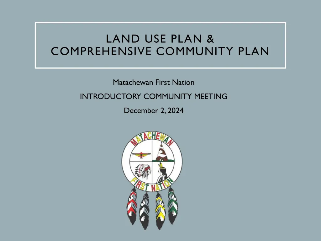 land use plan comprehensive community plan