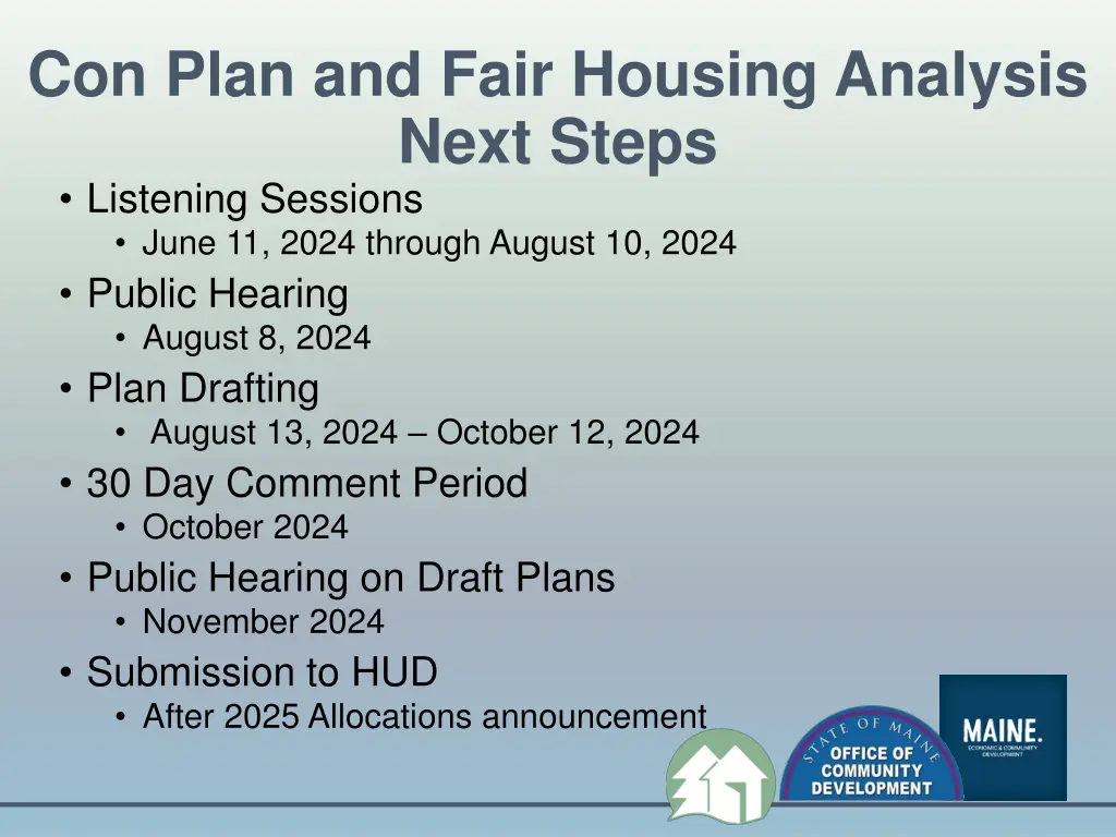 con plan and fair housing analysis next steps