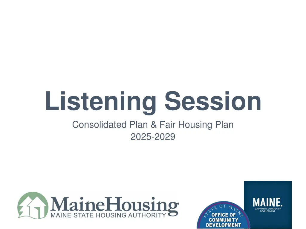 listening session consolidated plan fair housing