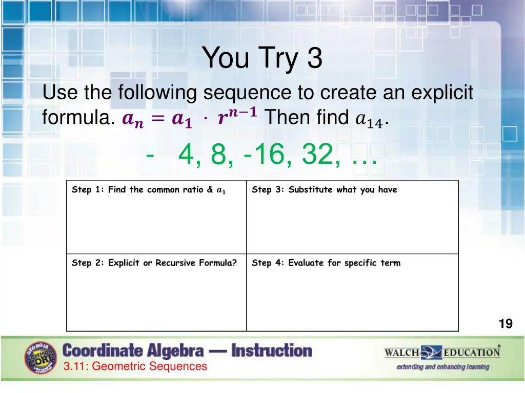 you try 3
