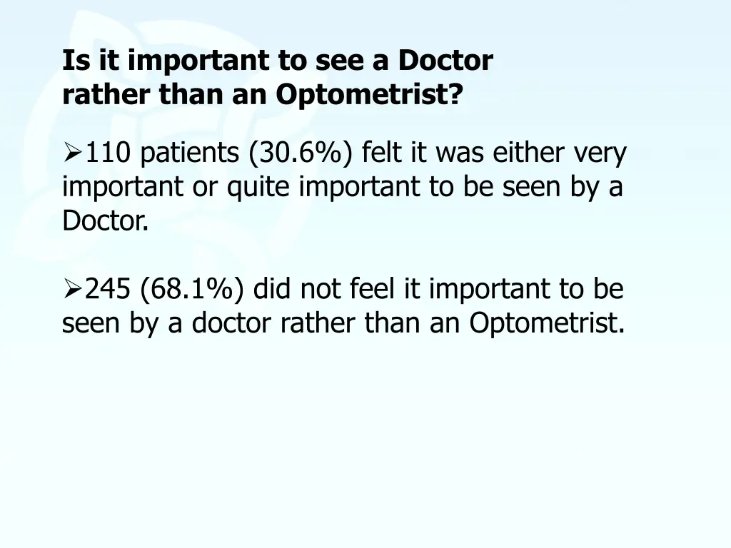 is it important to see a doctor rather than