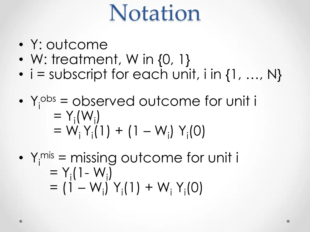 notation