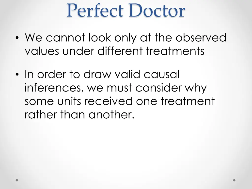 perfect doctor