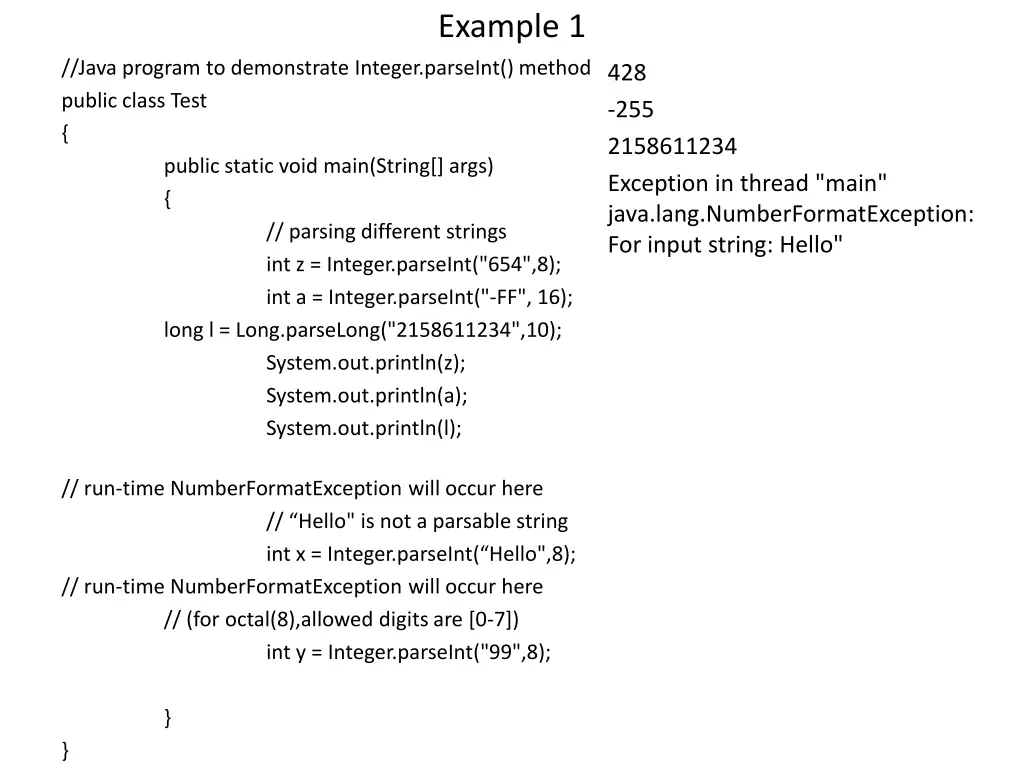 example 1 1
