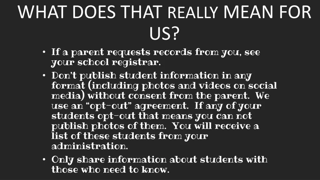 what does that really mean for us if a parent