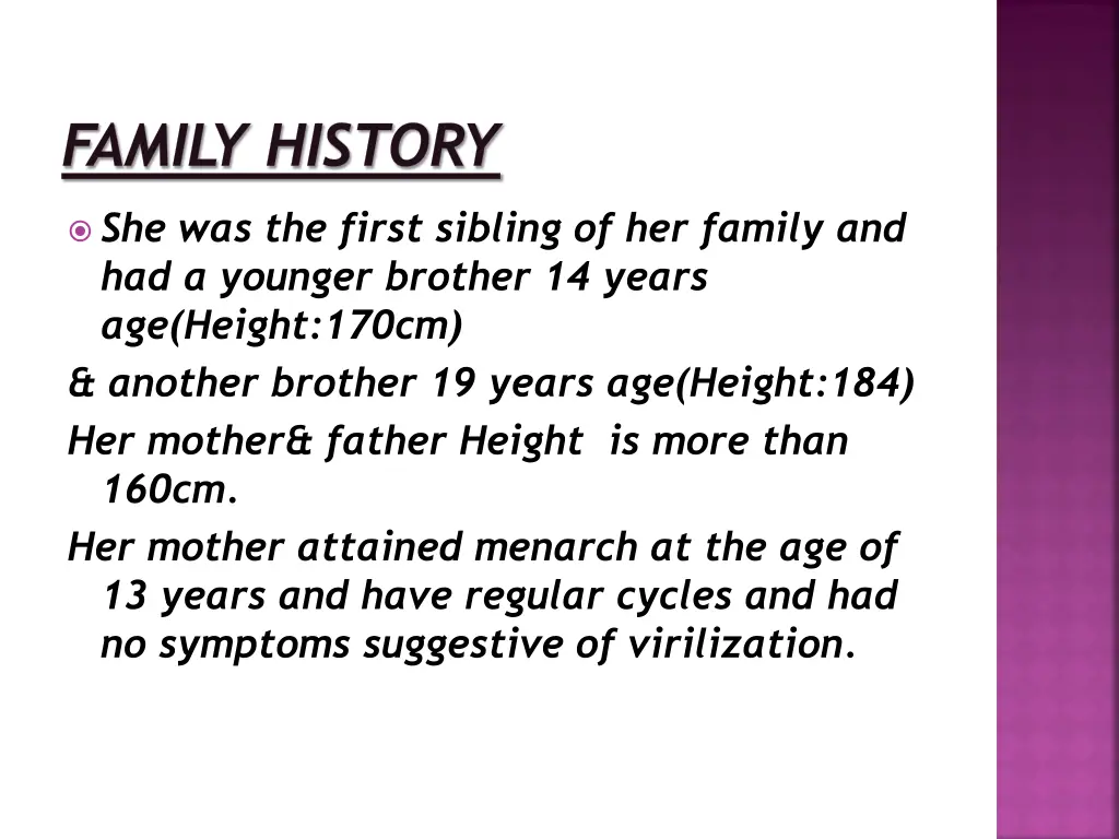 family history