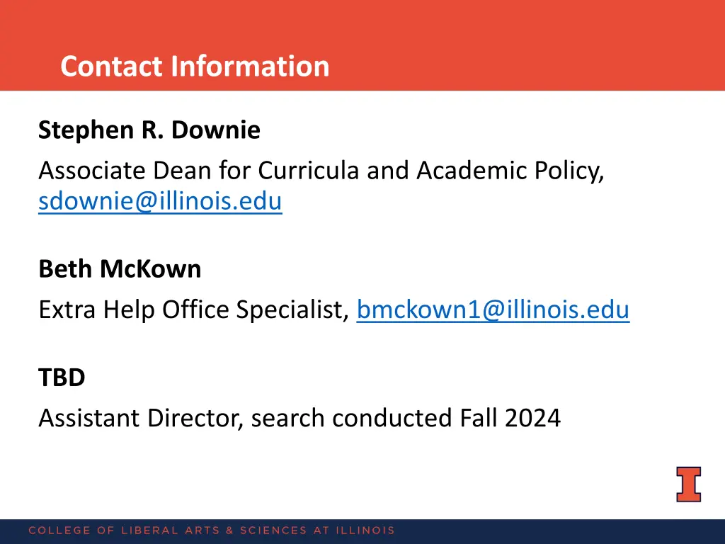 contact information