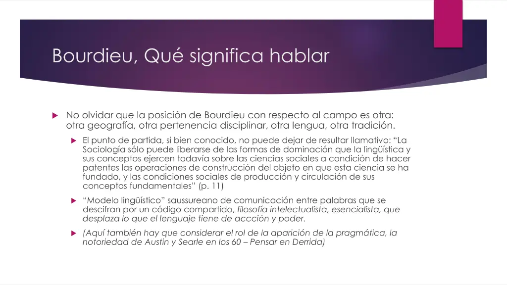 bourdieu qu significa hablar