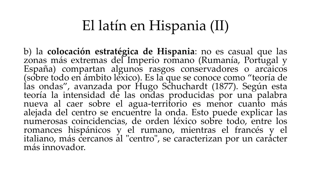 el lat n en hispania ii