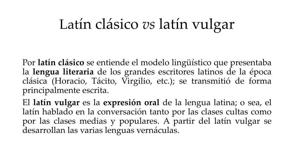 lat n cl sico vs lat n vulgar