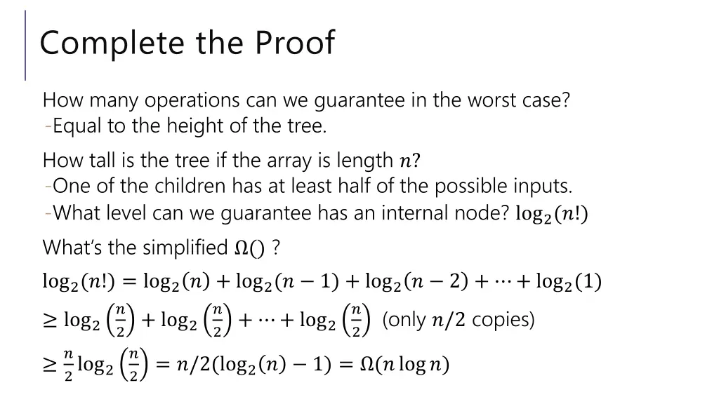 complete the proof 1
