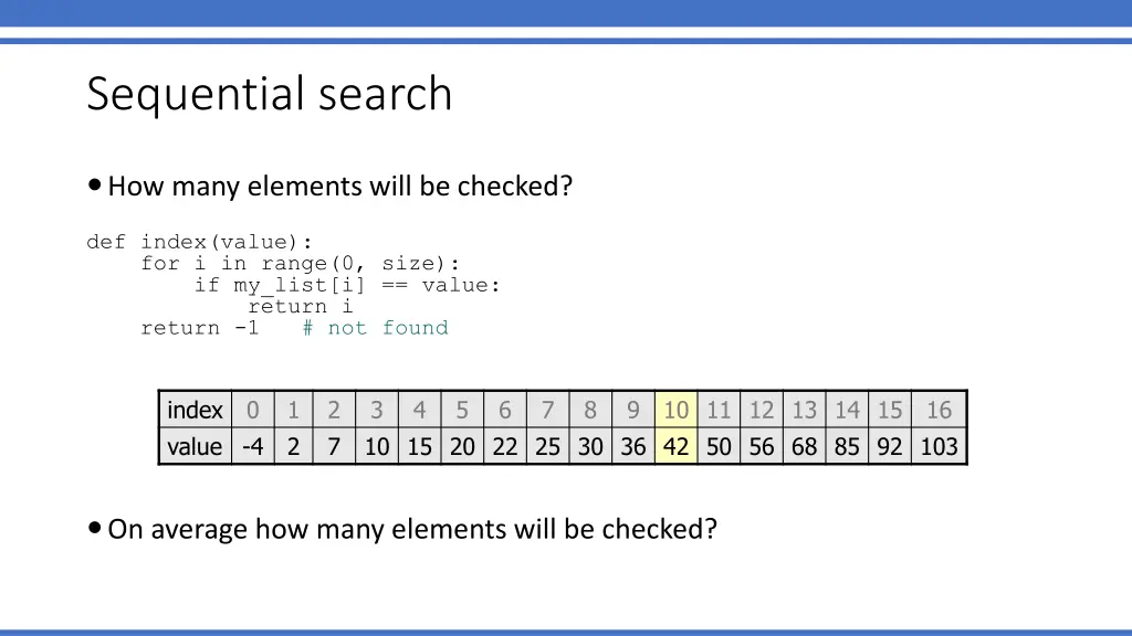 sequential search 1