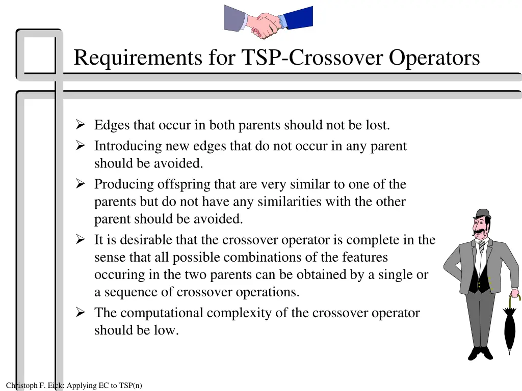 requirements for tsp crossover operators