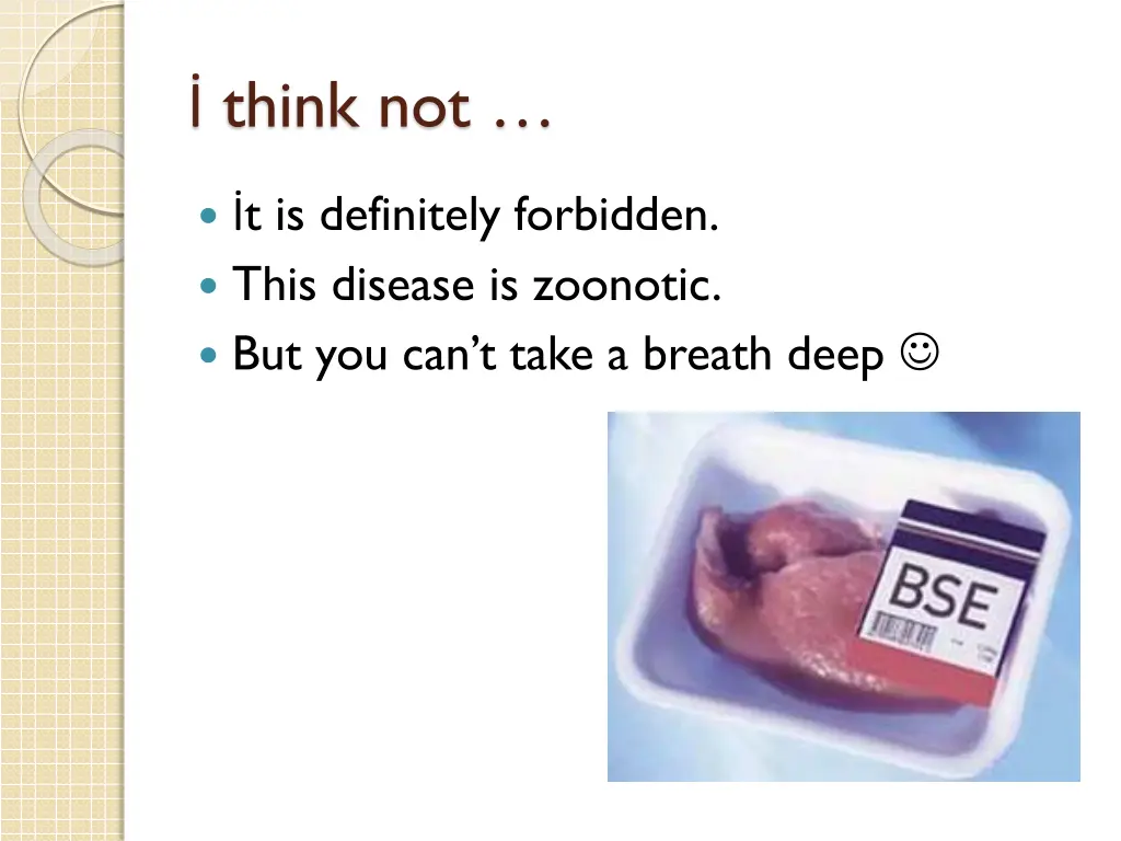 think not